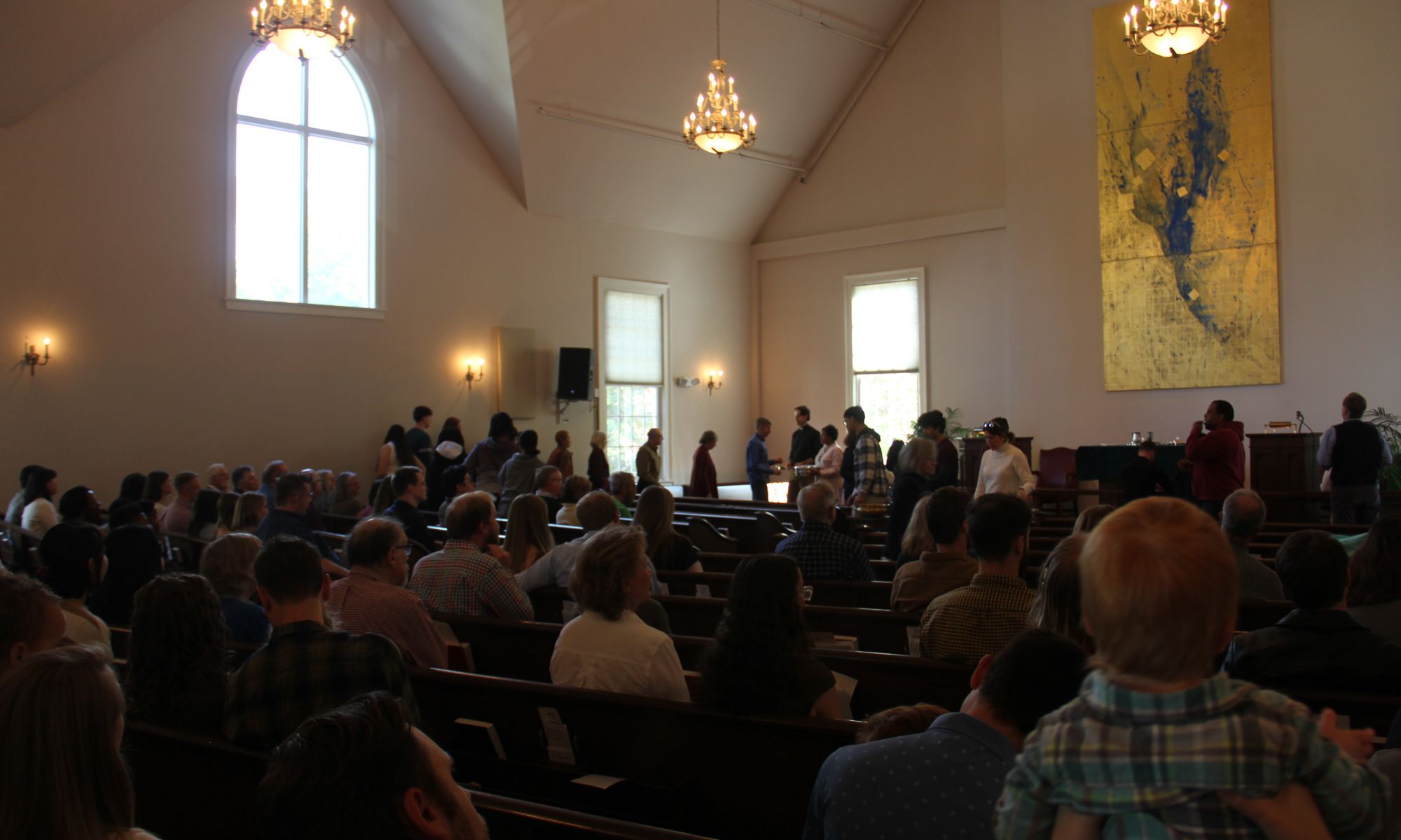 CPC congregation gathered for worship