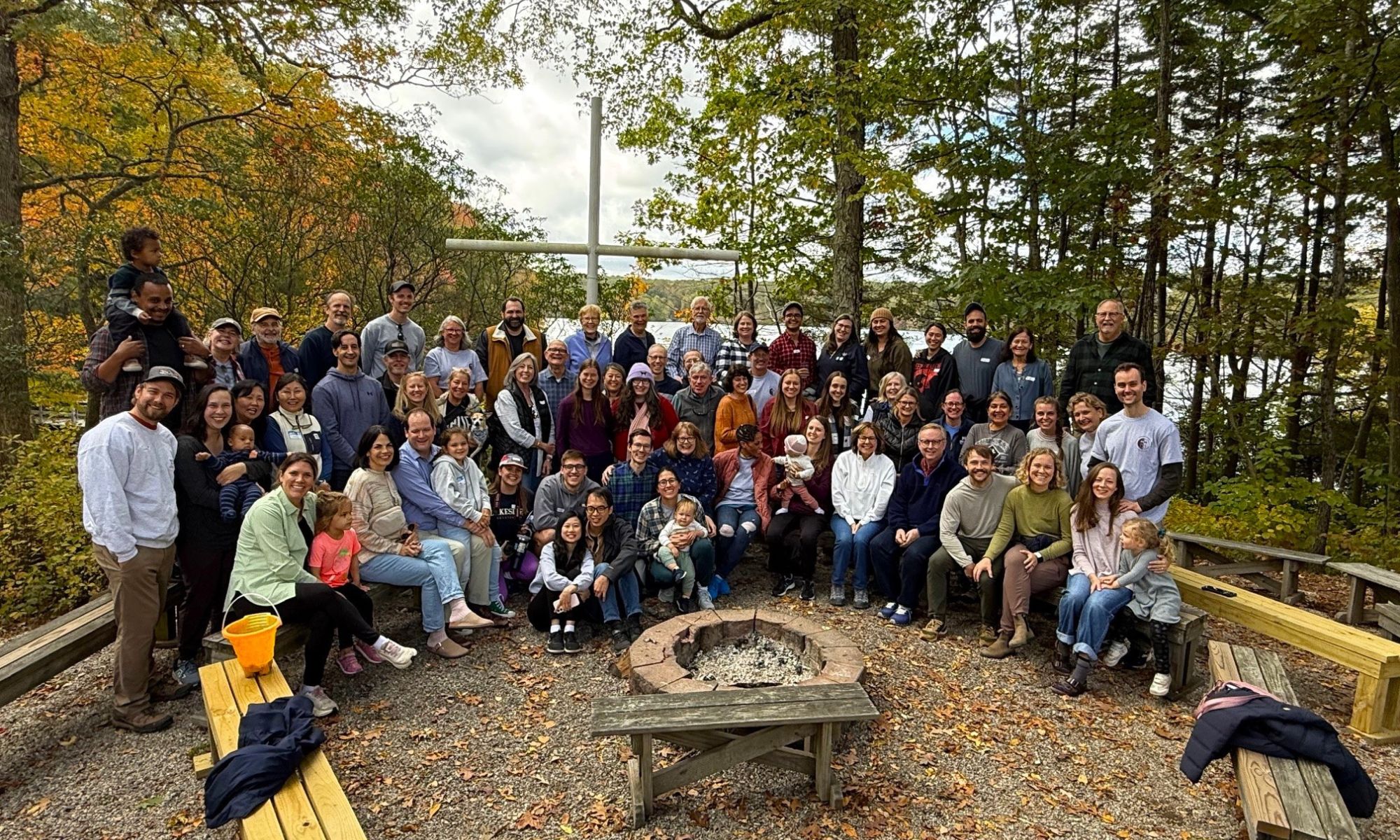 CPC community gathered at a fall retreat